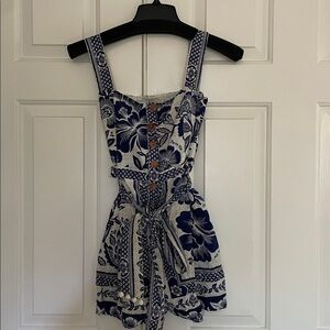 FARM Rio Navy and White Striped Garment